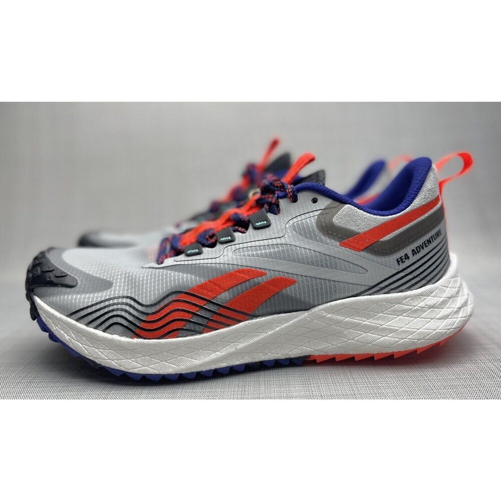 Reebok Floatride Energy 4 Adventure Grey Orange Purple GW7195 Size 7.5
